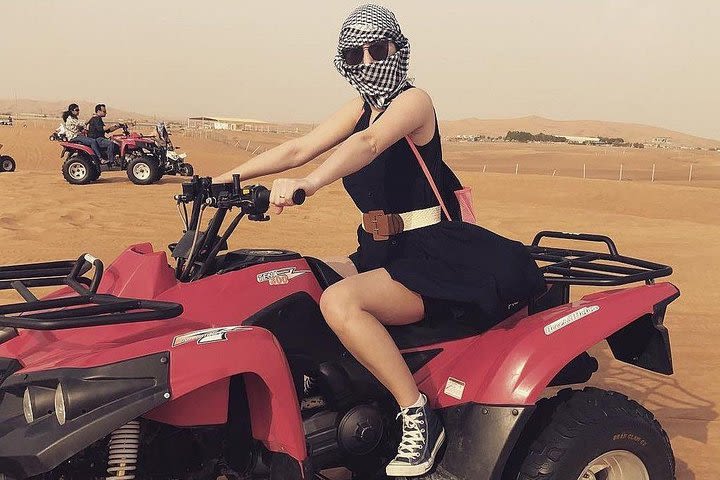 Shared Morning Desert Safari With Quad Bike in Dubai image