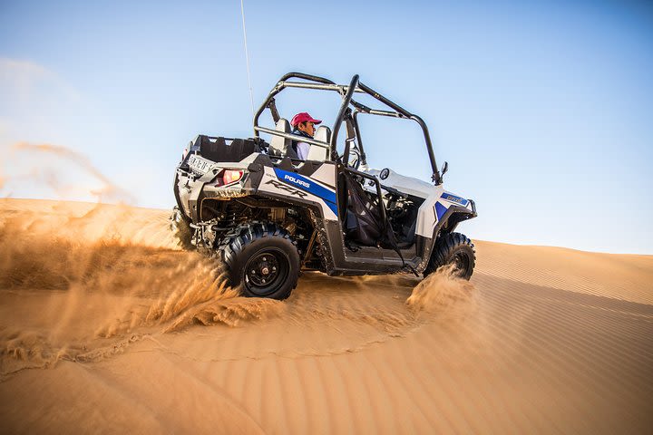 Abu Dhabi Guided Dune Buggy Ride & 4x4 Pick up (Morning or Evening & 5* Meals) image