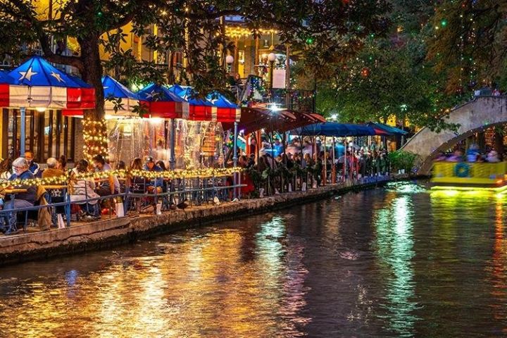 San Antonio Night Riverwalk Tour with Tower of Americas image