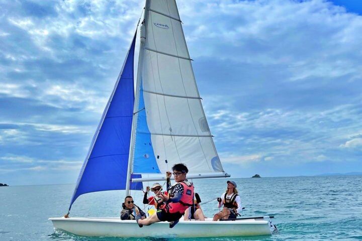 OnBird - Sailing to Turtle Island by Catamaran & Sunset at Casuarina Beach image