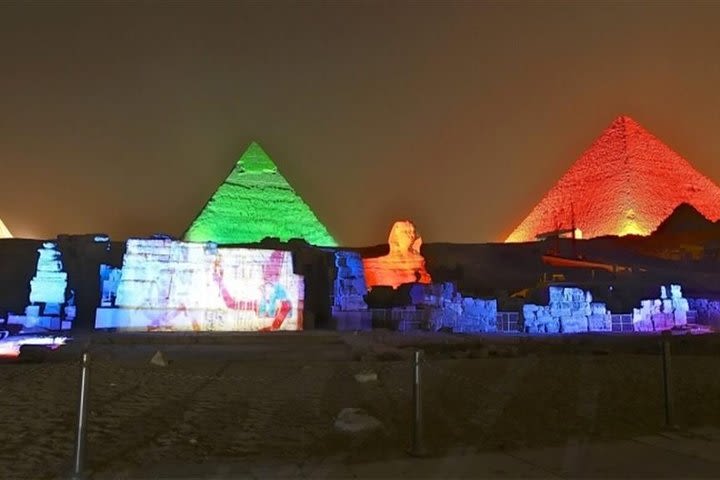 Pyramids Sound and Light Show with Transport image