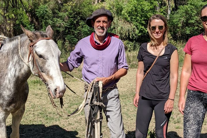 Horseback riding with the Gauchos.  image