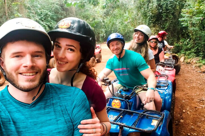 Adrenaline in Atv (shared) Zipline and Cenote image