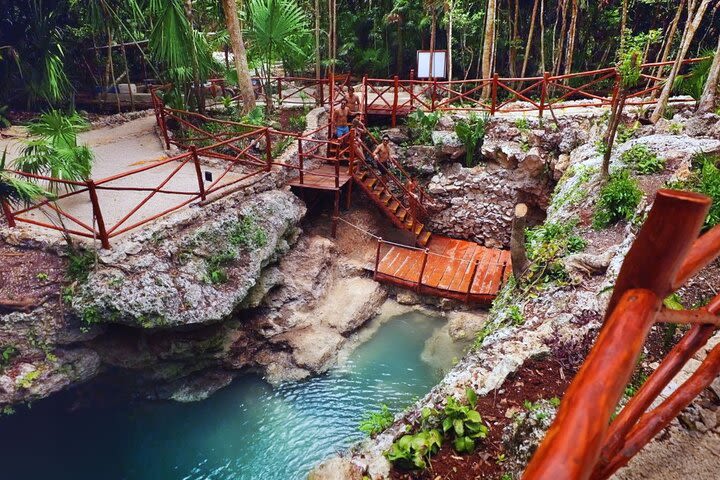 Cenotes Adventure with Ziplines, Snacks & Tequila Tasting image