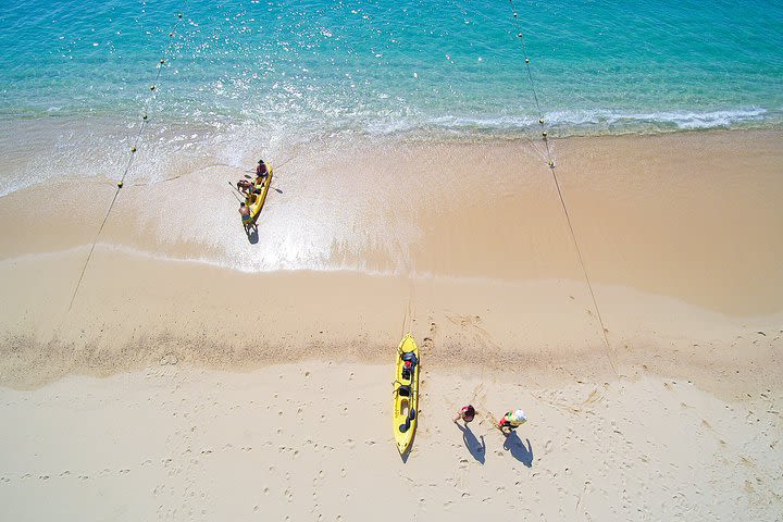  Private Glass bottom Kayak and snorkel at two Bays image