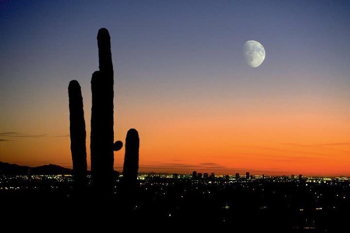 Sunset and City Lights Aerial Tour of Phoenix image