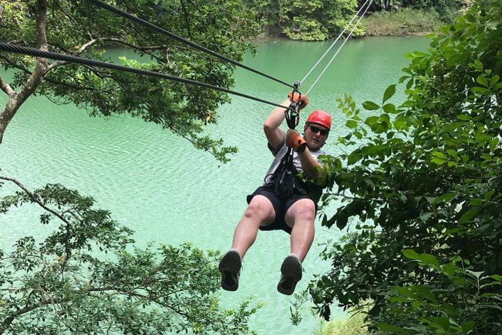 Cave Tubing and Zip Line Adventure Shore Excursion Tour Belize image