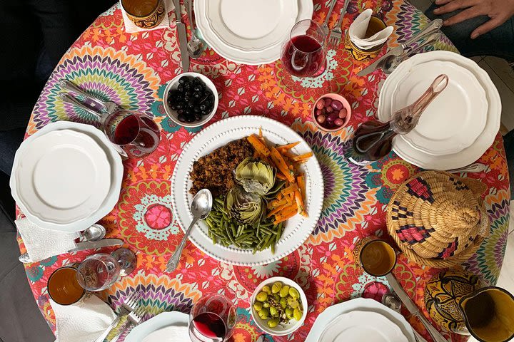 Experience Moroccan Cuisine - Private Market Tour & Cooking Class with Transfers image