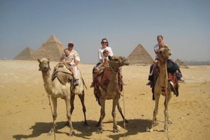 Best Day Tour Pyramids of Giza, Memphis& Saqqara with Camel Ride image