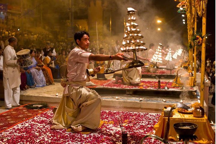 Boat Ride at sunrise on Ganges with Varanasi tour image