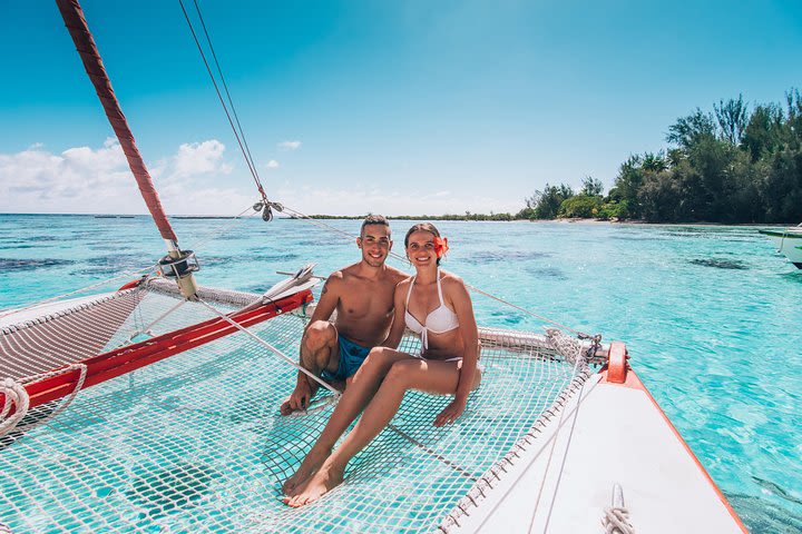 PRIVATE Half Day Tour : Moorea Snorkeling & Sailing on a Catamaran named Taboo image