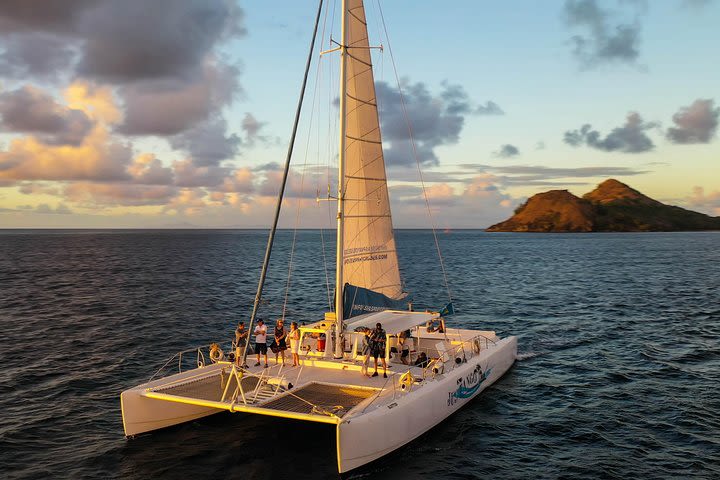 Private 3-Hour Catamaran Sunset Cruise from Soufriere - Up to 8 Guests image