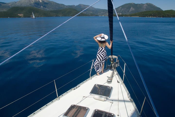 A splendid day sailing around Lefkas image