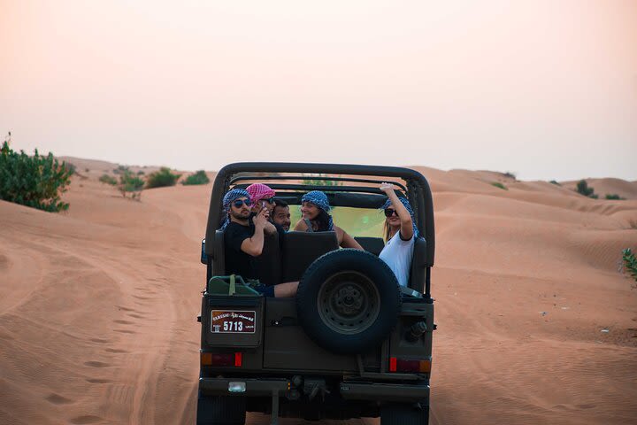 Dubai:Morning Heritage Safari by Vintage G Class & Al Marmoom Bedouin Experience image