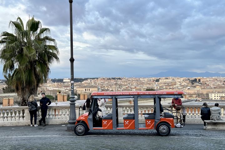 VIP Rome Food Tour on a Private Golf Cart image