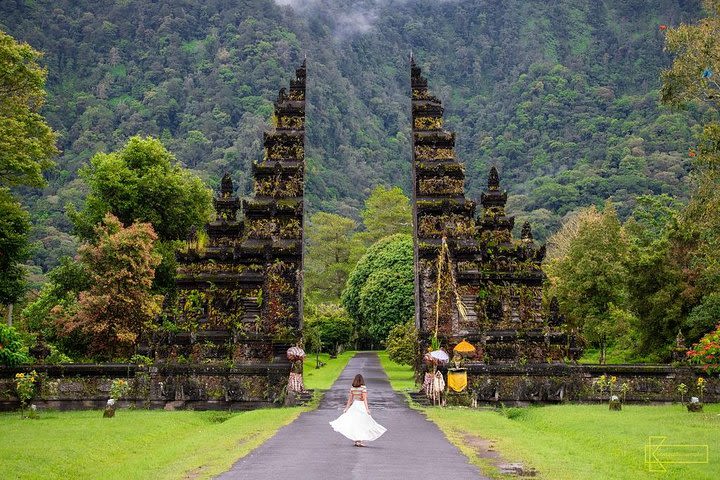 Abandoned Ghost Palace Hotel,Coffee Garden,Handara Gate of Bali  image