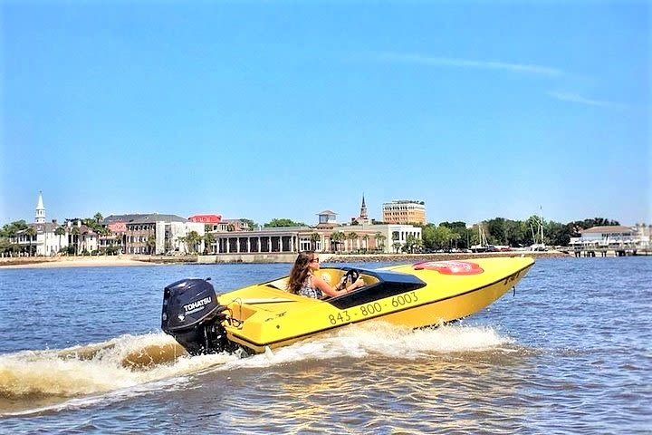 Charleston Harbor Speed Boat Adventure Tour image