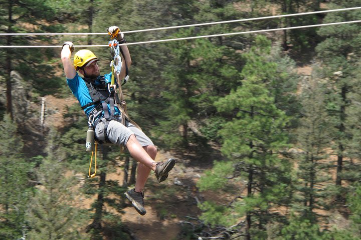 Woods Course Zipline Tour in Seven Falls image