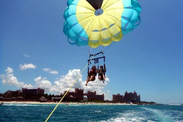 Single Parasail Over Cabbage Beach image