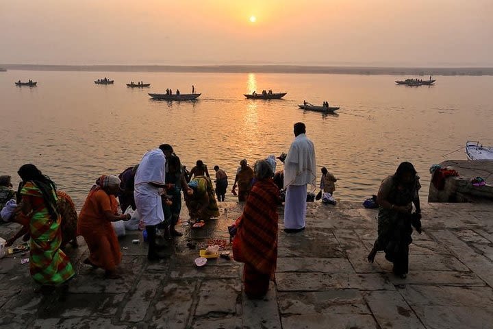 Privet morning boat tour - to feel soul of Varanasi..  image