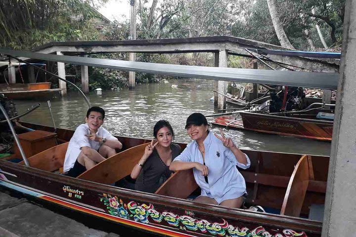 DamnoenSaduak Floating Market and Maeklong Railway Market Tour image