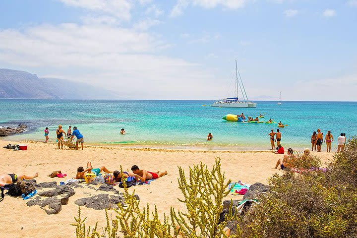 Lanzarote: La Graciosa island cruise with lunch and water activities image