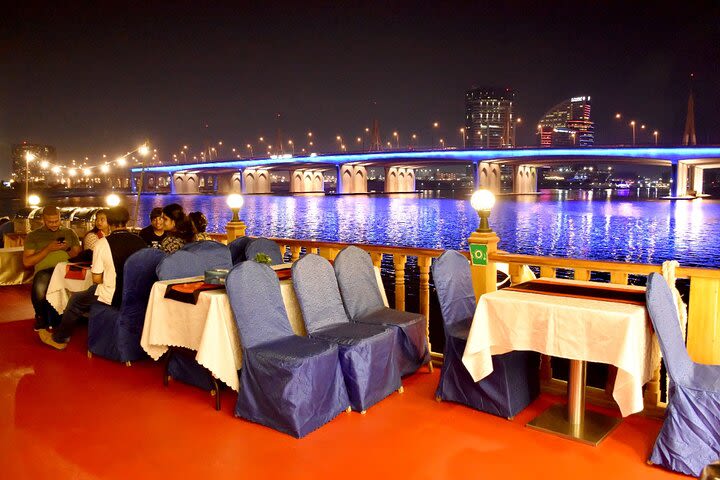 Dubai Water canal traditional wooden Dinner Cruise image