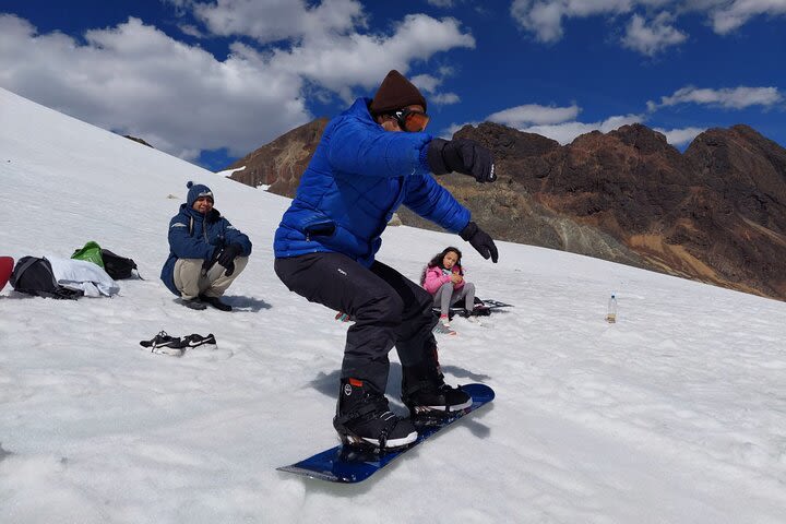 Tour to Charquini from La Paz with Snowboarding image