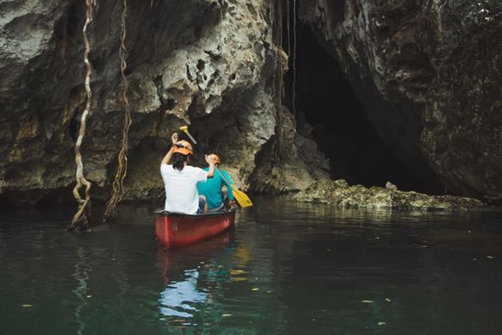 Cave Canoeing with Local Tour Guide image