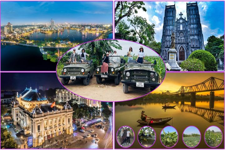 Hanoi Jeep City Tour image