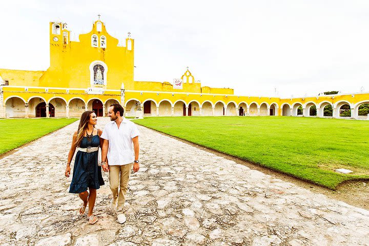 Private Day Trip:Izamal, Aké & Cenote Yokdzonot from Merida by Yucatan Concierge image