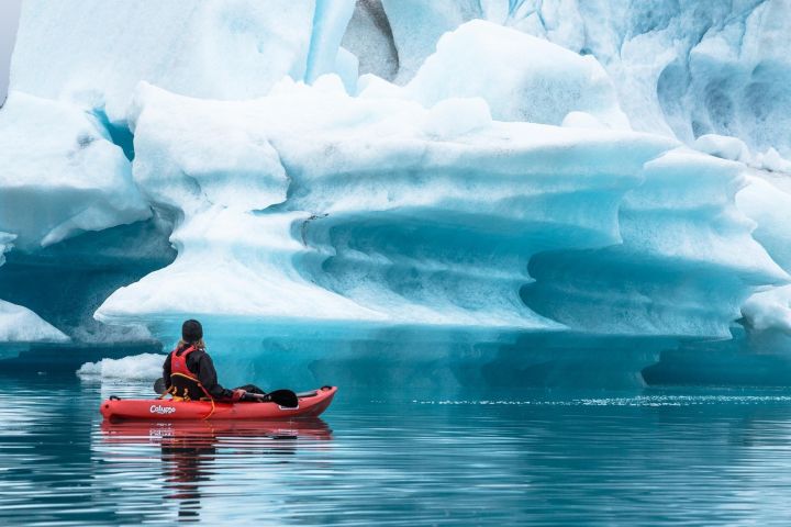 Jokulsarlon Glacier Lagoon Kayaking and Glacier Hike image