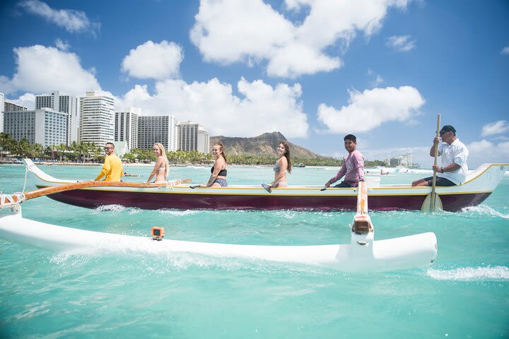 Outrigger Canoe Surfing image