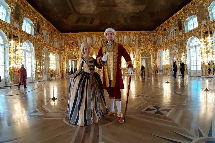 Catherine Palace Tour Including Amber Room and Charles Cameron's Rooms  image