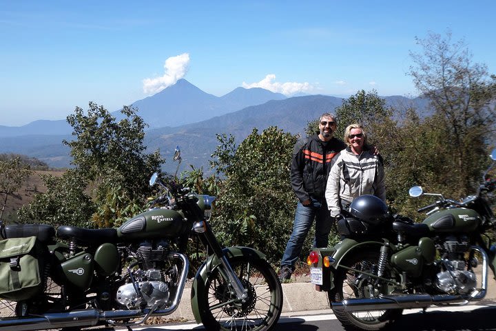 Half-Day Volcano Loop on a Classic Motorcycle image