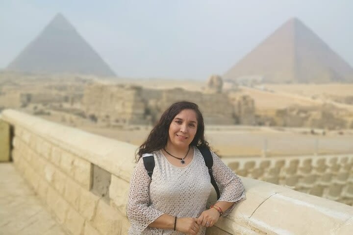 Half day visit to the three pyramids of Giza with the sphinx.
 image