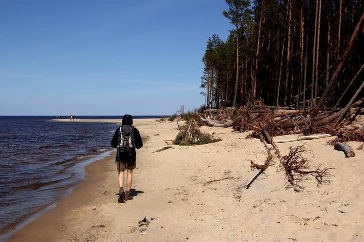 Hike Along Three Lakes And The Sea image