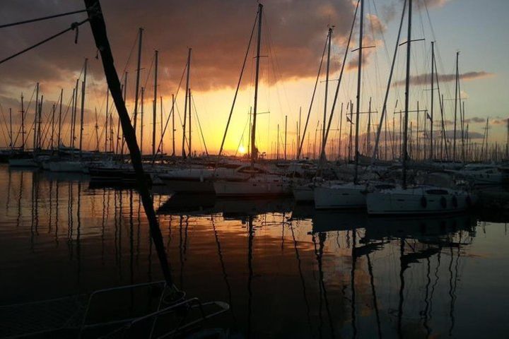 Private Luxury Dinner On Board Moored In Athens image