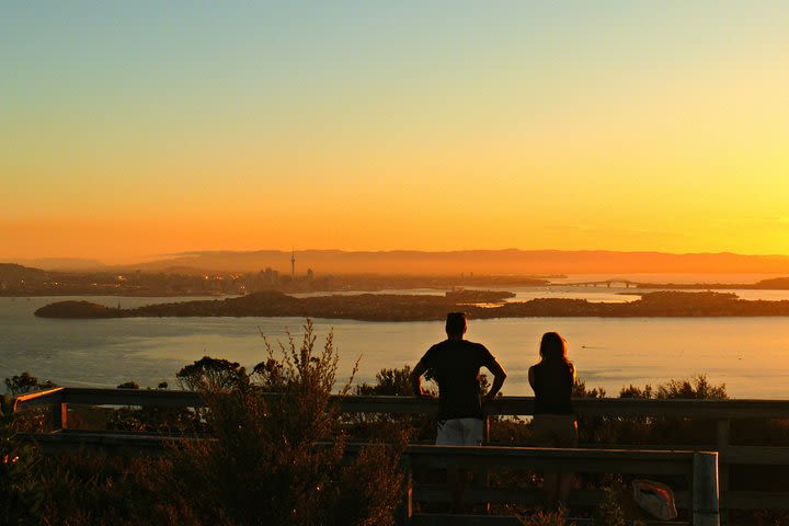 Sunset kayak tour to Rangitoto Island image