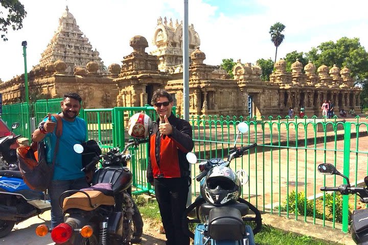 3 days Royal Enfield Motorcycle tour from Chennai to Great Living Chola Temples  image