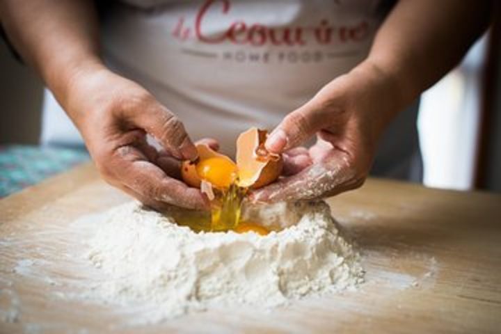 Private pasta-making class at a local's home with tasting in San Gimignano image