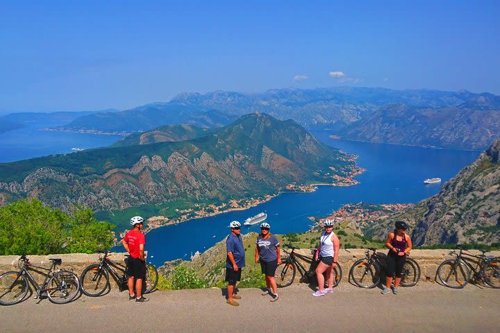 Bike tour - Downhill from Njegos Mausoleum to Kotor bay image