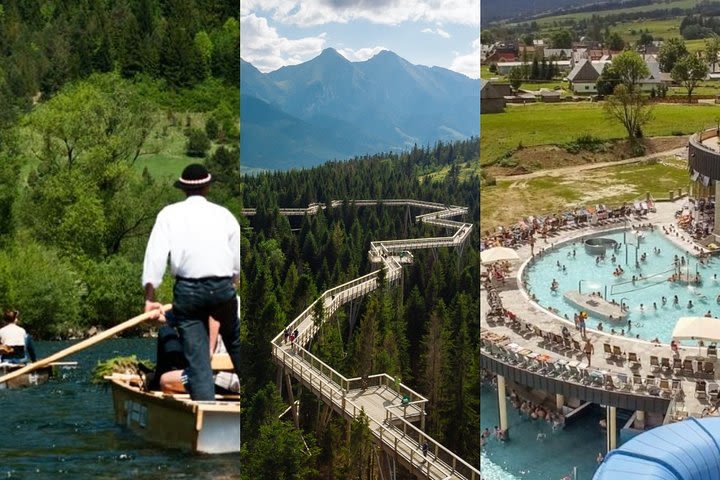 From Krakow: Dunajec Rafting, Treetop Walk & Thermal Baths image