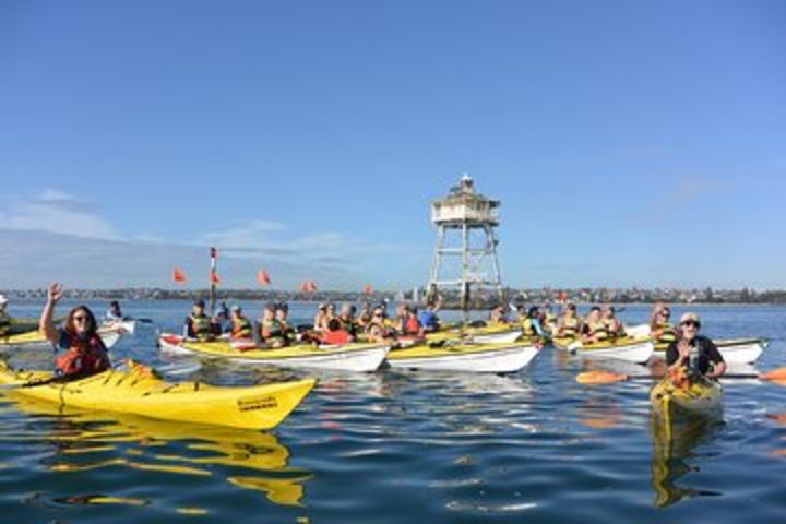 Auckland Rangitoto Island Guided Sunset Kayaking Tour image