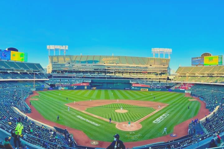 Oakland Athletics Baseball Game at Oakland Coliseum image