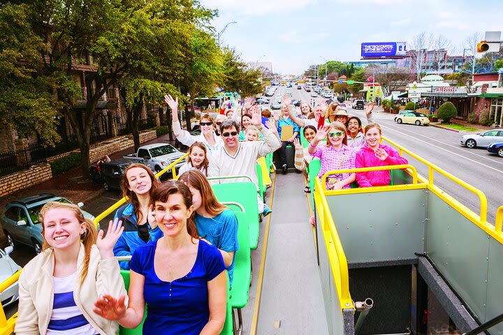 Full-Day Double Decker Austin Hop On Hop Off Sightseeing Tour image