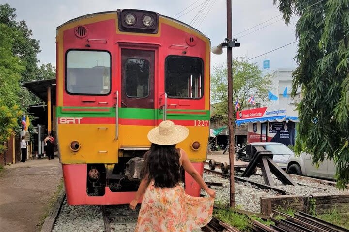 Floating market Train market & Local farm image