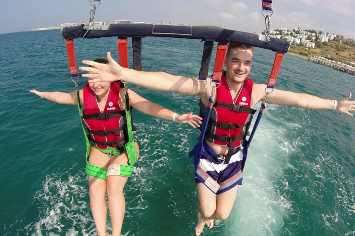 Parasailing, Snorkel Cruise & Virgen Beach Adventure image