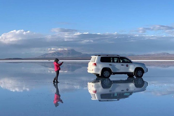 Private: Sunset and starlight tour in Uyuni salt flats. image