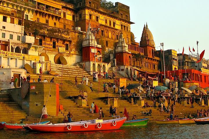 Private Full-Day Tour Ganga Aarti Ceremony from Varanasi image